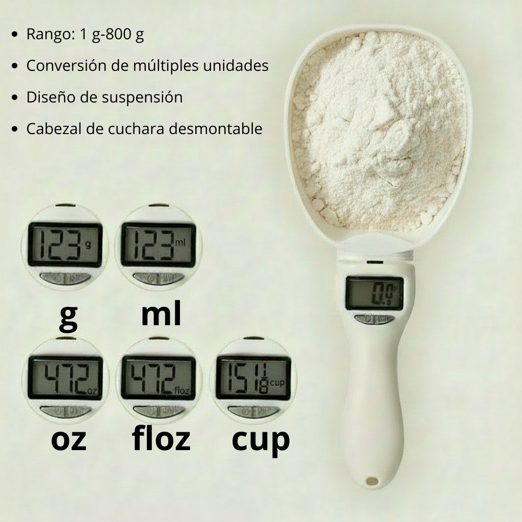 Cuchara Medidora Digital con Pantalla LCD