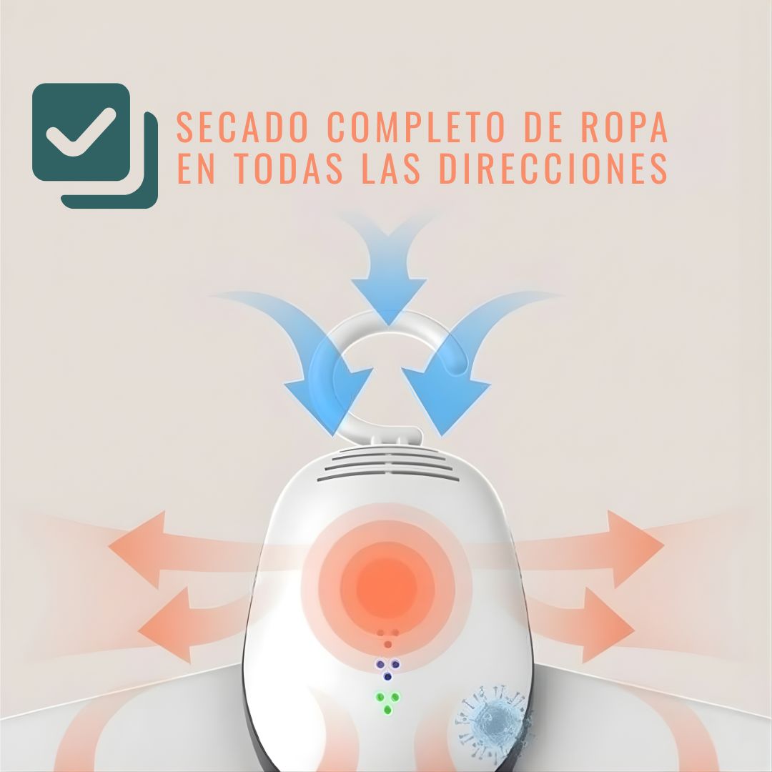 Secadora Portátil Ultra Silenciosa